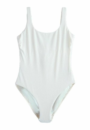 REGULAR FIT - BOW BACK TUMMY CONTROL SCOOP - Badeanzug - cream crinkle