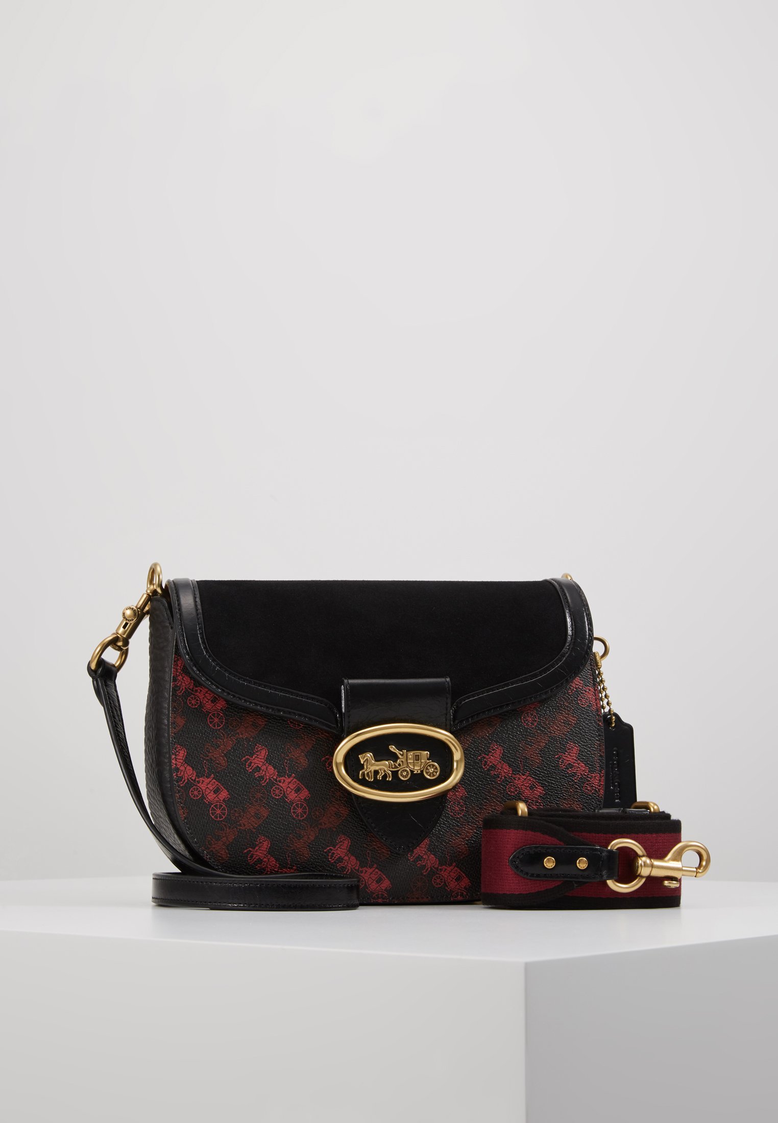 Coach HORSE AND CARRIAGE SADDLE BAG Skulderveske black Coach HORSE AND CARRIAGE SADDLE BAG Skulderveske black