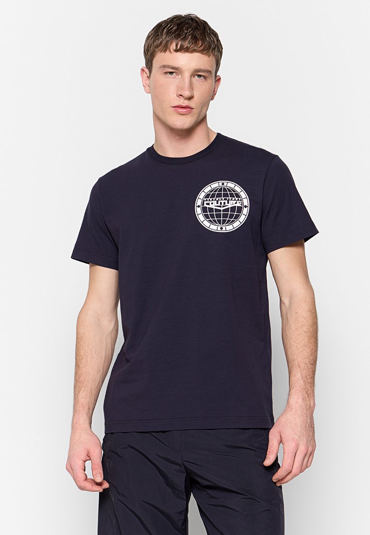 Versace Jeans Couture T-shirt print donkerblauw Versace Jeans Couture T-shirt print donkerblauw
