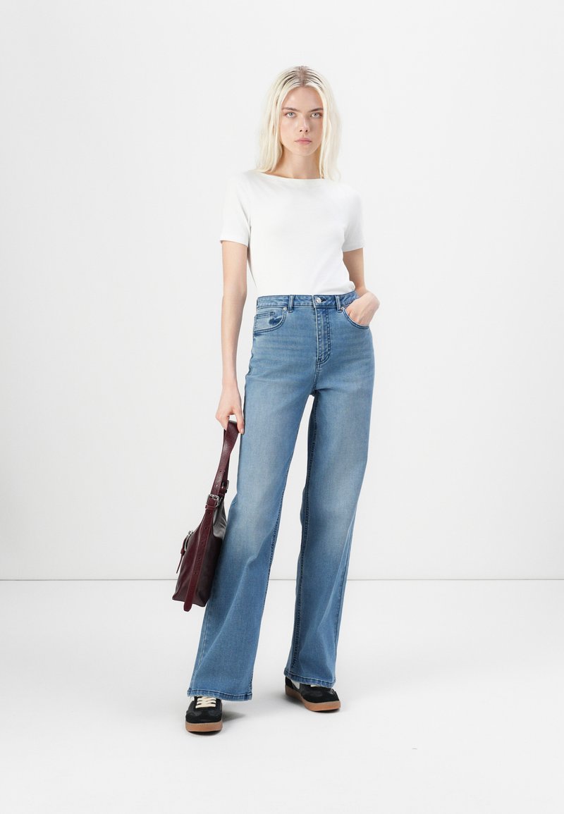 ONLY Women's Jeans Onljuicy Life Hw Wide Leg Nas244 Noos
