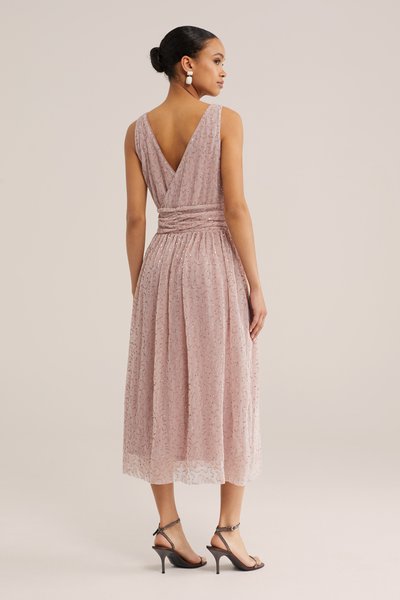 Mango FLORAL - Day dress - light pink - Zalando
