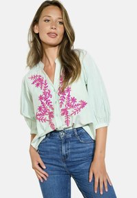 EMBROIDERED   - Bluza - mint green