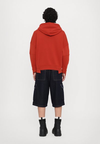 Les Benjamins RELAXED ZIP HOODIE  - Zip-up sweatshirt - burnt crimson
