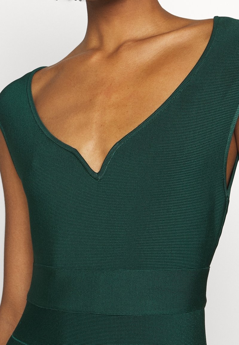 white christmas dresses Hervé Léger - Sequin-embellished Halterneck Bandage Mini Dress main image 1