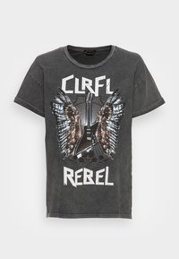 Colourful Rebel Triko s potiskem - grey