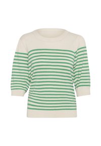CUANNEMARIE - Džemperis - whitecap hollygreen stripe