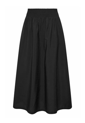 Pixie Girl, PETITE MIDI SKIRTS - Falda larga - black