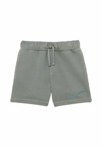 Reiss REISS PERRY COTTON BRAND-EMBROIDERED SHORTS - Verryttelyhousut - washed sage