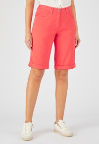 Damart BERMUDA EXTENSIBLE - Shorts di jeans - corail