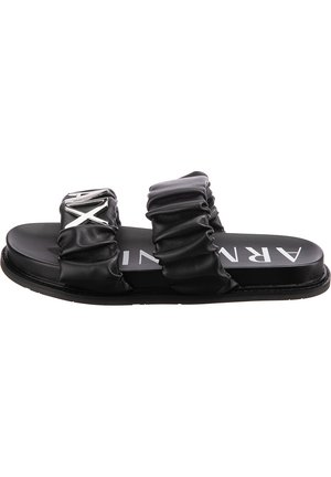 Armani Exchange Mules - schwarz