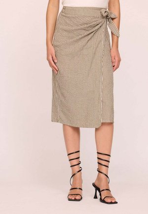 JUPE PALOMA  - Jupe portefeuille - olive