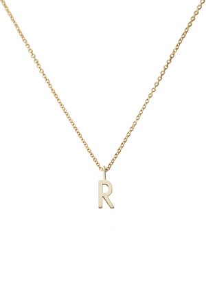 Design Letters HALSKETTE MIT KLEIN INITIAL CHARM GOLD (A-Z) - Collier - gold-coloured