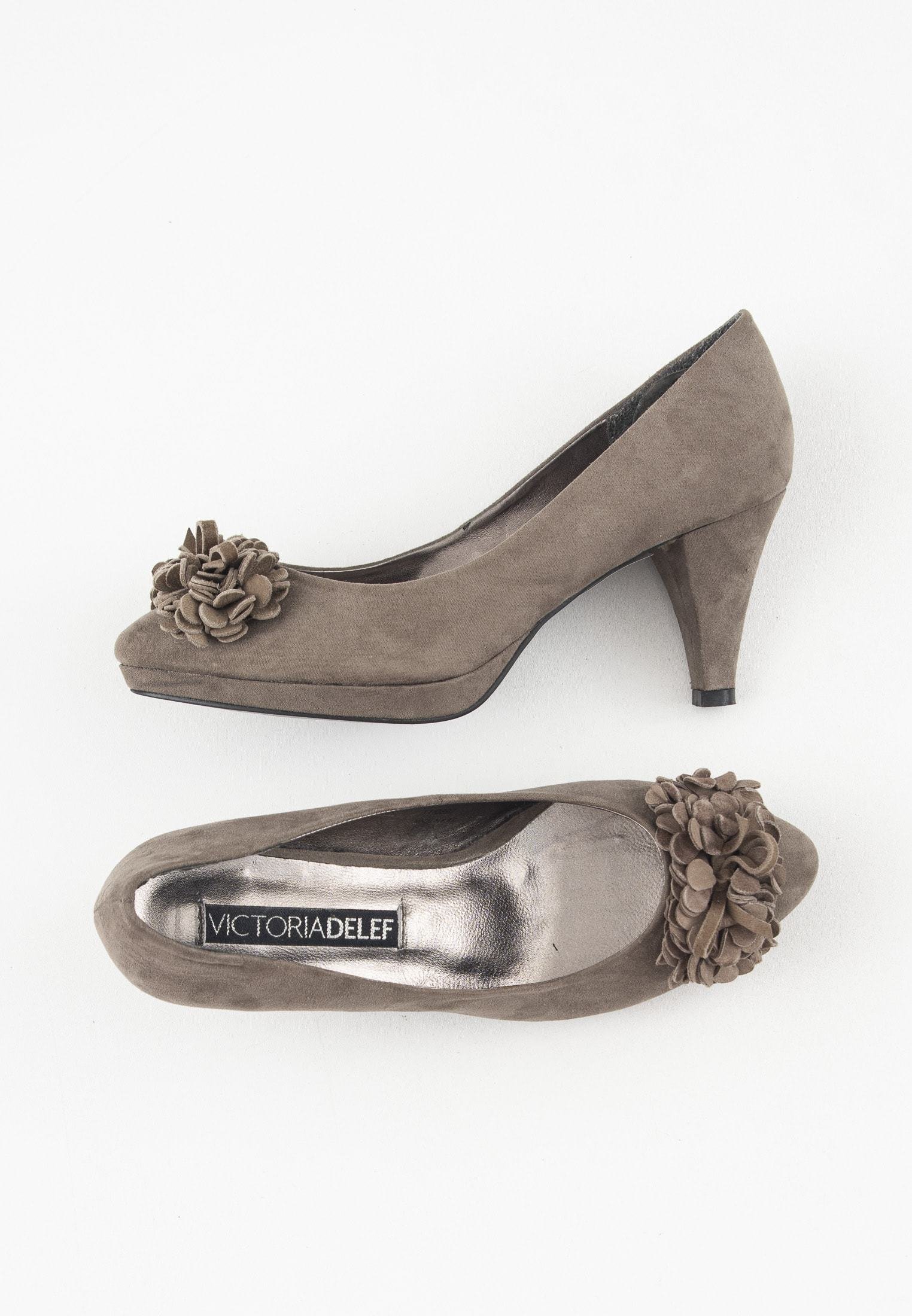 Victoria Delef High heels - grey - (Pre-owned) - Zalando.de