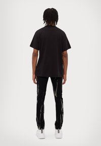 Versace Jeans Couture LOGO PLACKET - Basic póló - black