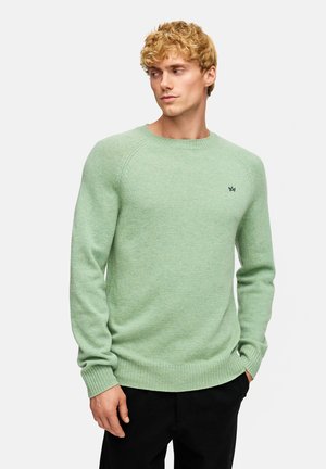 LARSON CREW NECK - Stickad tröja - hedge green