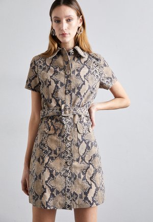 DRESS - Shirt dress - beige