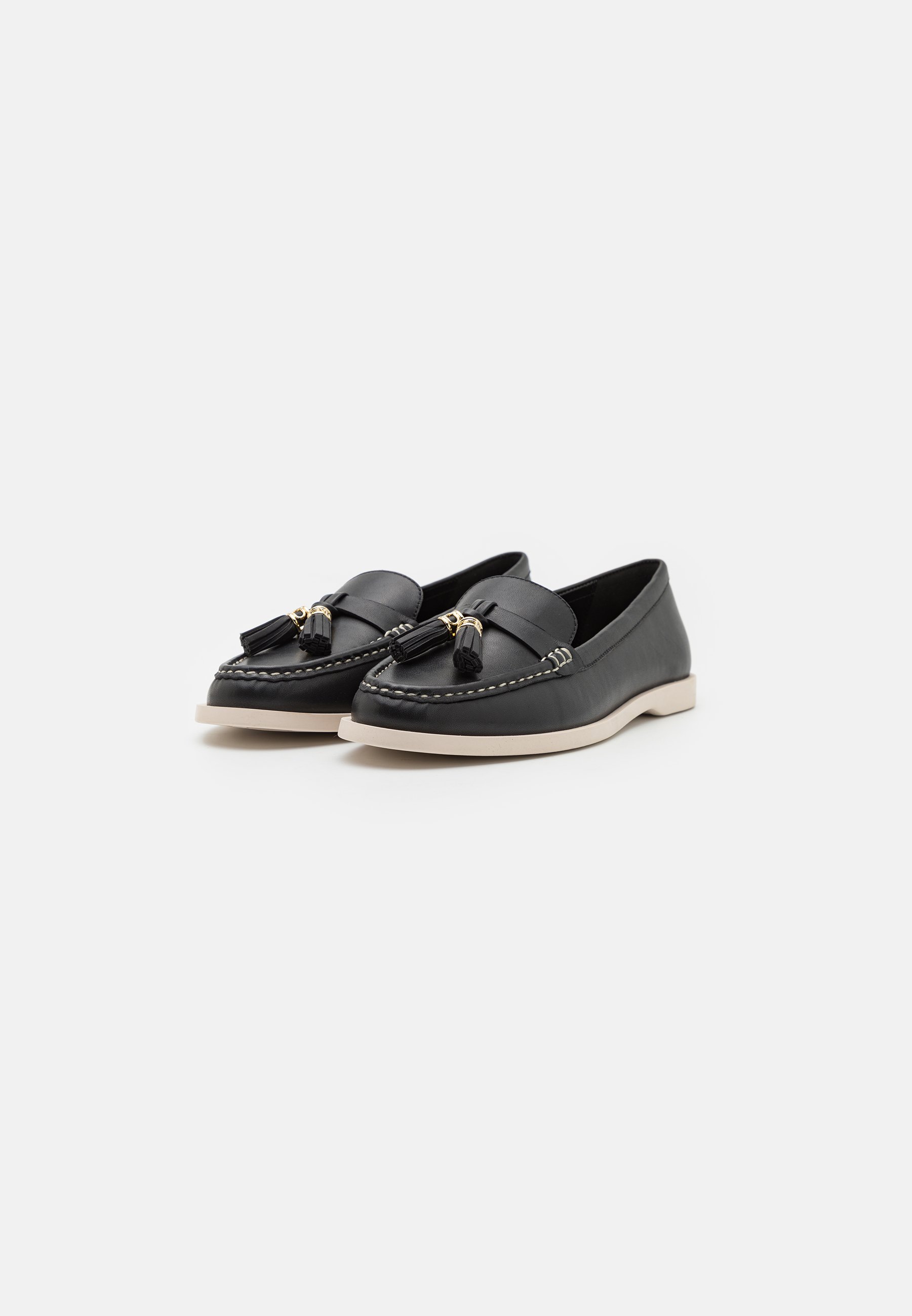 MICHAEL KORS TEIGAN LOAFER ブラック 5M Michael Kors Women's Tiegan Loafer