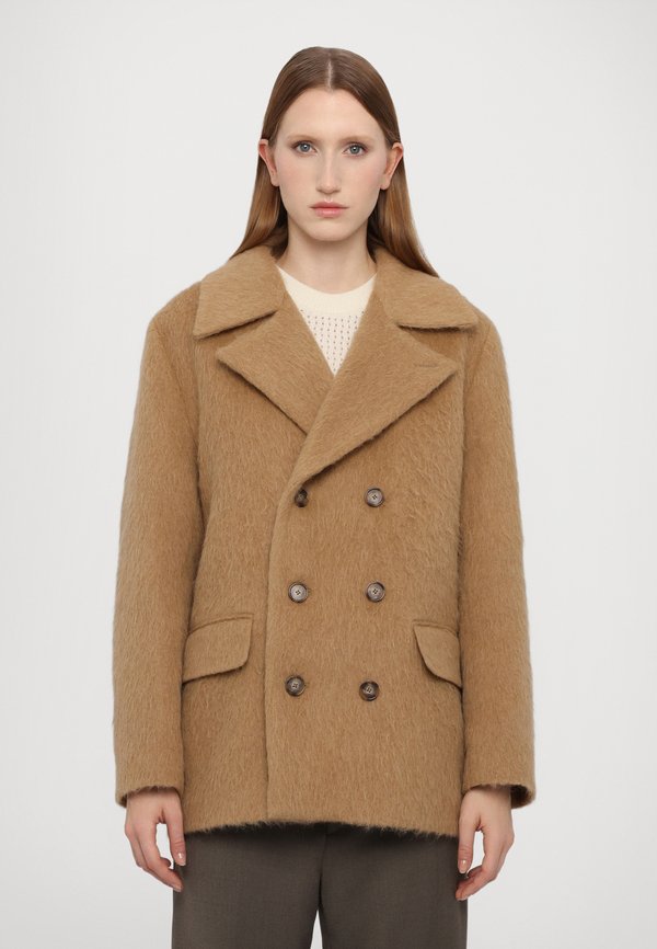 Short coat - dark beige