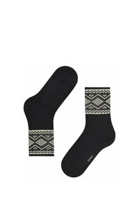 Esprit SELBU SHIMMER - Socken - black