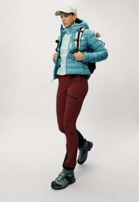 The North Face W ACONCAGUA 3 HOODIE - Dunjakke - algae blue