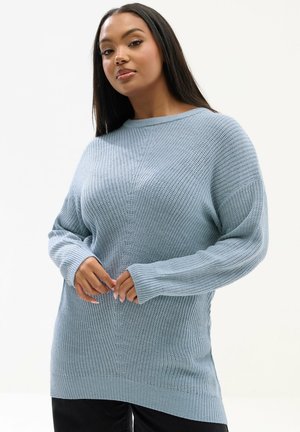 CURVE ESSENTIAL - Neule - light blue