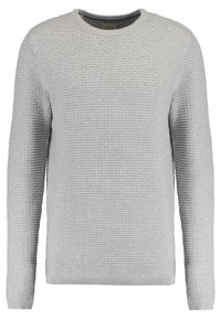 Selected Homme Stickad tröja - mottled light grey