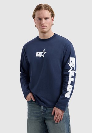 Ballin BOXY FIT CREWNECK LS T-SHIRTS - Longsleeve - navy