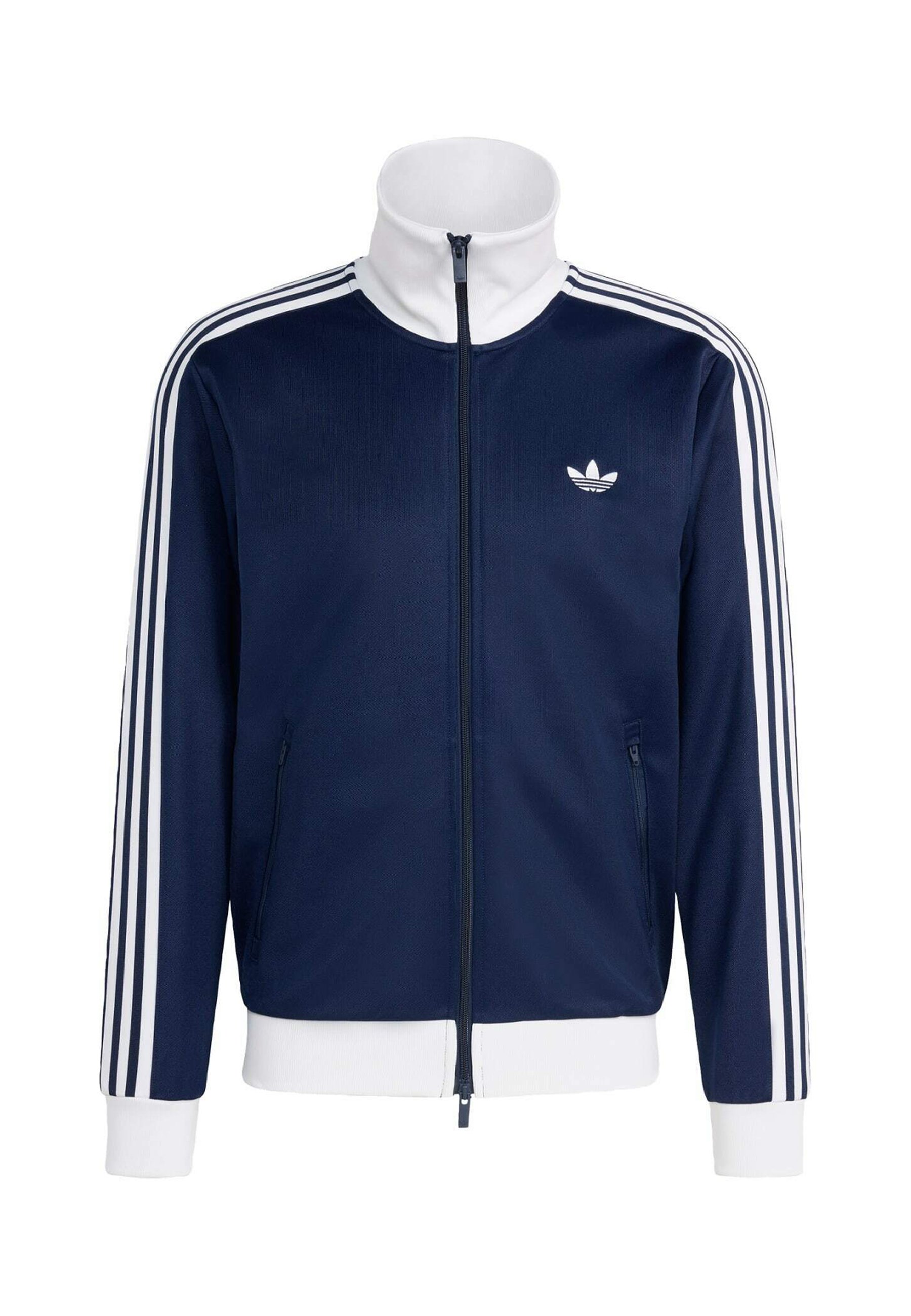 adidas Originals BECKENBAUER TT - Zip-up sweatshirt - night indigo