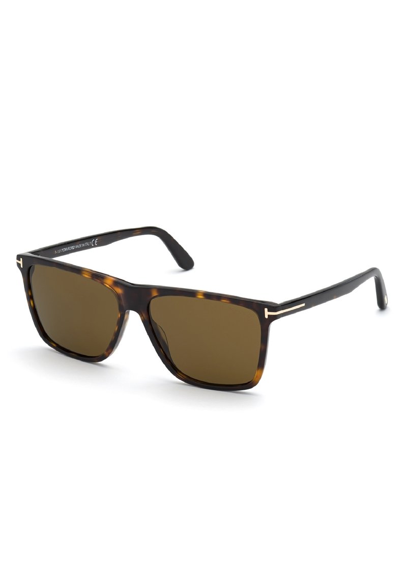 Tom Ford QUADRATISCHE FORM - Lunettes de soleil - havanna dunkel/marron ...