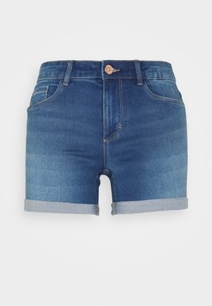 Farkkushortsit - light-blue denim