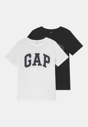 LOGO TEE BOYS 2 PACK - Triko s potiskem - optic white