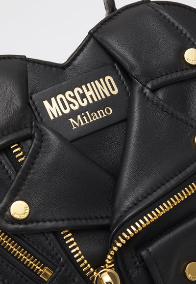 MOSCHINO BIKER BAG - Handväska - fantasy black