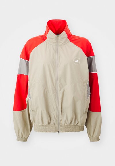 adidas by Stella McCartney TRACKTOP - Training jacket - desert sand/active red