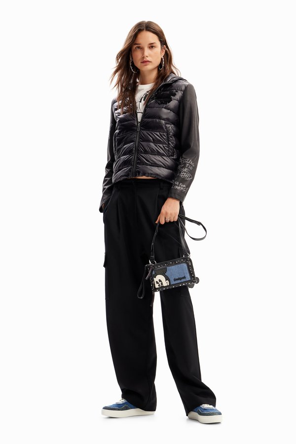 CHAQ MICKEY MOUSE - Faux leather jacket