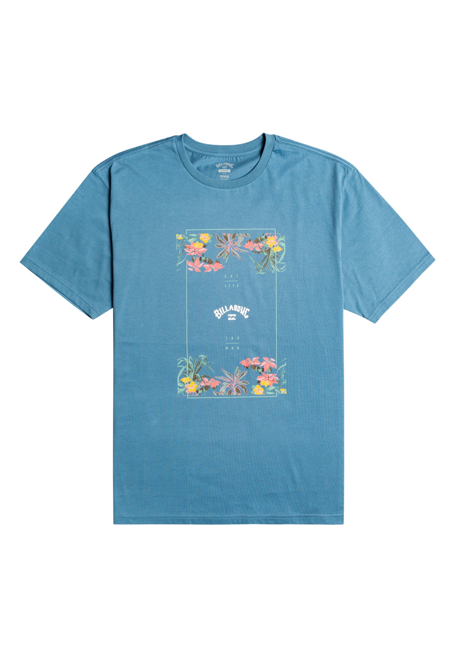 Billabong Print T-shirt - washed blue 