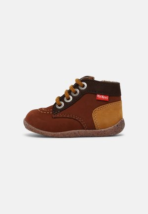 BONZIP UNISEX - Scarpe primi passi - marron camel tricolore