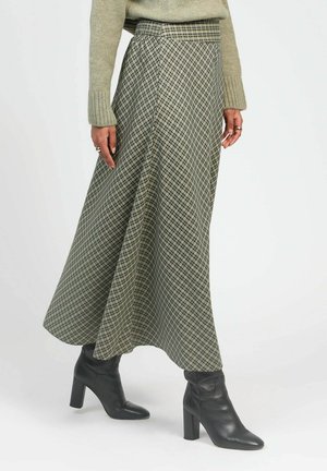 MIDI JALINE - Jupe trapèze - vert