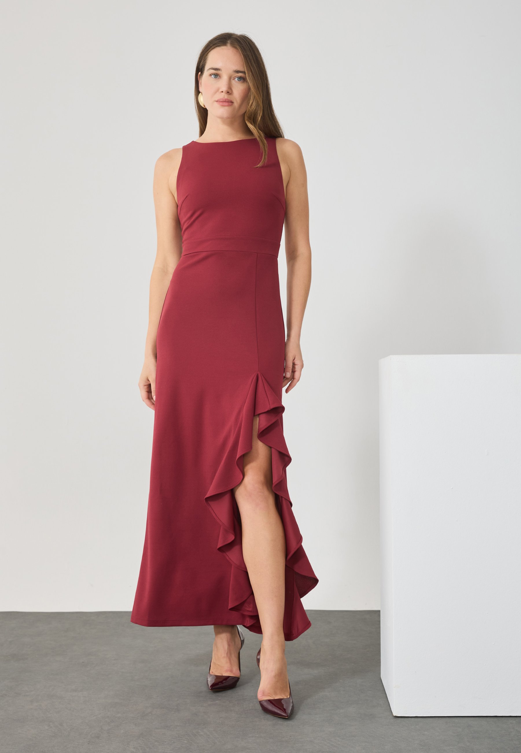 Anna Field Maxi dress - cabernet/bordeaux - Zalando.ie