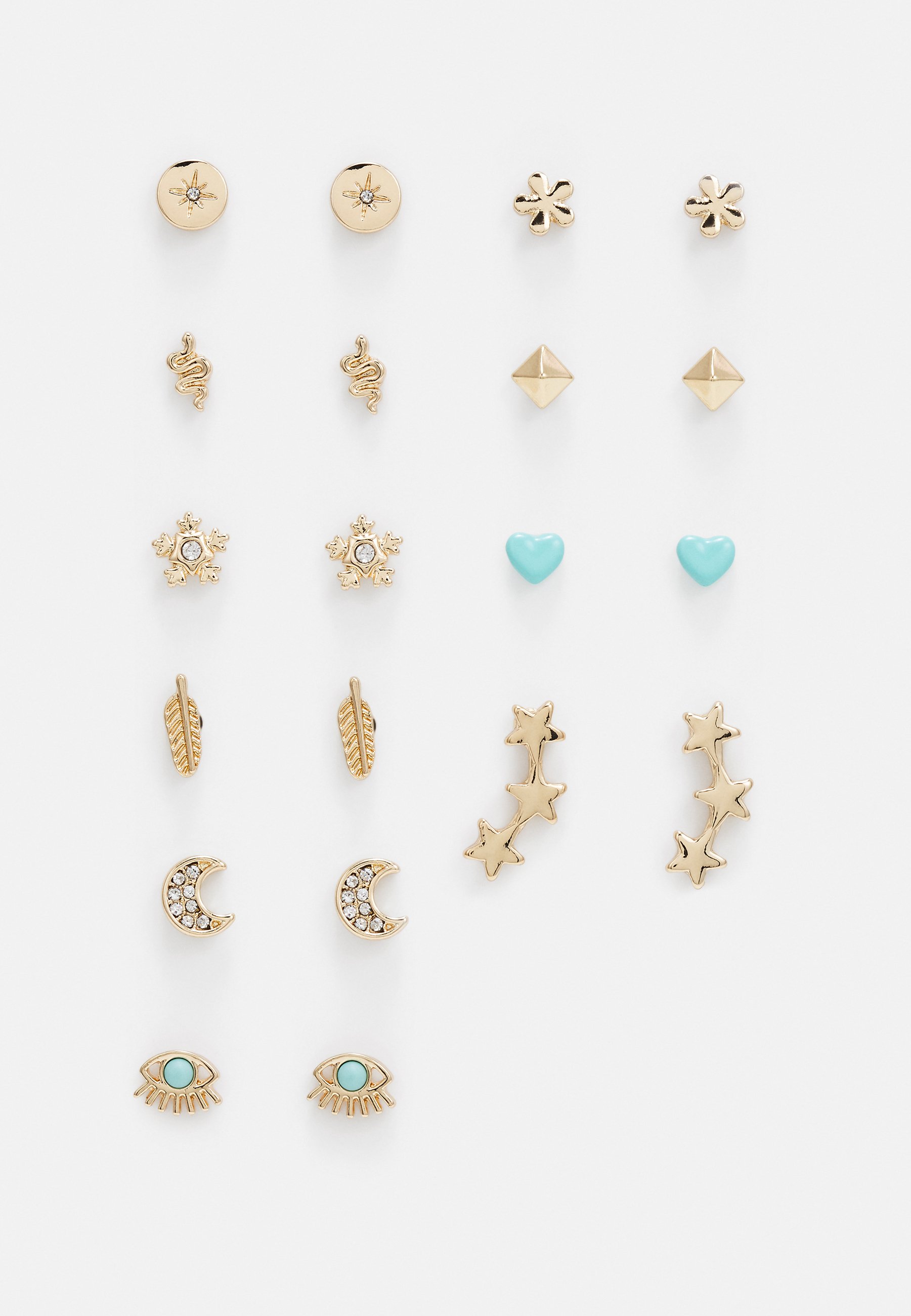 10 - Pendientes gold-coloured/blue/dorado - Zalando.es