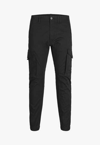 JJIPAUL JJFLAKE - Pantalon cargo - black