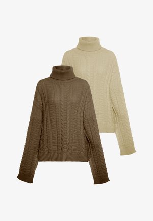 Mo, 2-PACK - Maglione - beige hellbraun