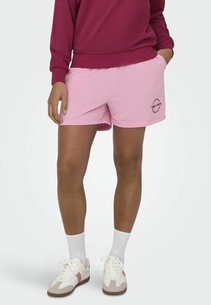 ONPPICA HOHE TAILLE GESCHNITTEN - Korte sportsbukser - begonia pink