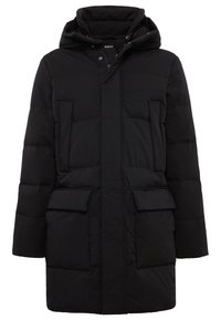 STRETCH - Down coat - black
