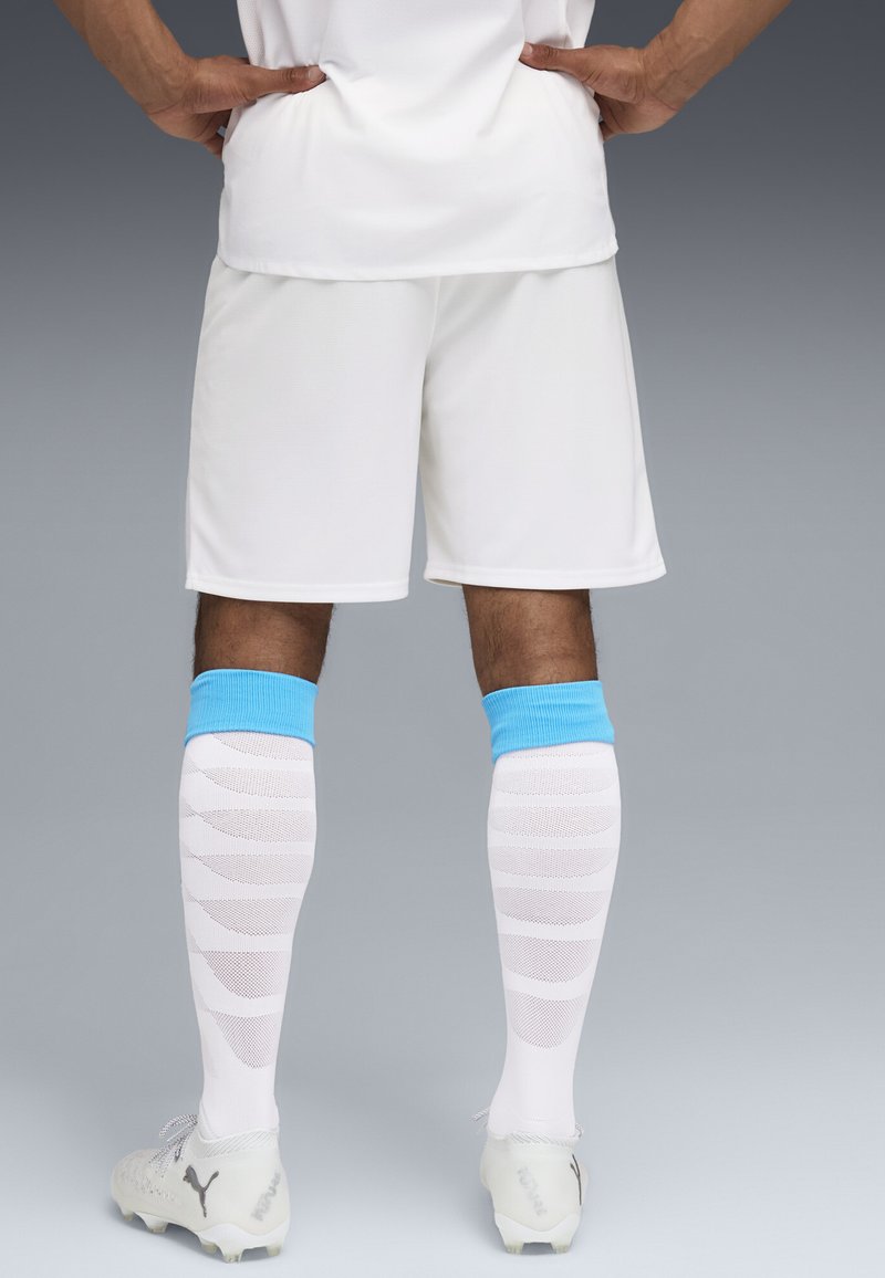 Puma OLYMPIQUE DE MARSEILLE - Sportovní kraťasy - white bleu azur