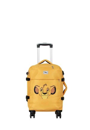 SOFT CABIN 4 WHEELS - Wheeled suitcase - lion king yellow
