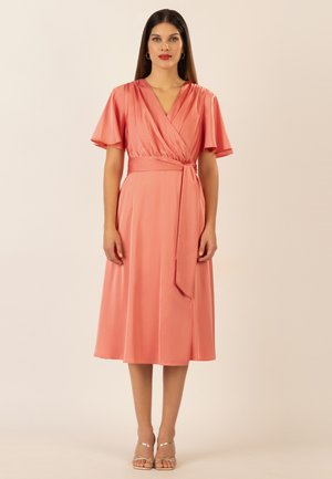 MIDI - Cocktail dress / Party dress - koralle