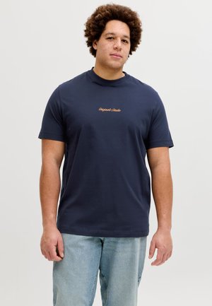 Jack & Jones JORNORREBRO EMB TEE SS CREW NECK PLS - Μπλουζάκι με στάμπα - sky captain