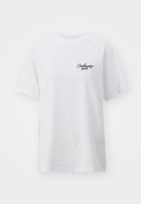 SIGNATURE - Lihtne T-särk - white/black