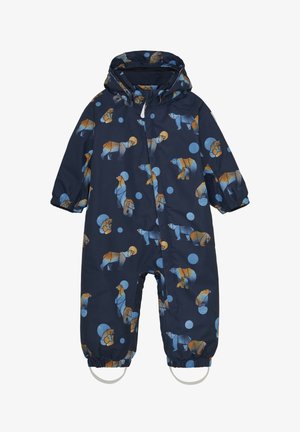 Color Kids COVERALL AOP - Schneeanzug - cyaneus