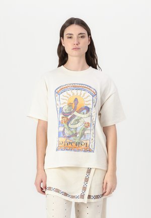 Rip Curl LUZ SOLAR HERITAGE TEE - Print T-shirt - bone